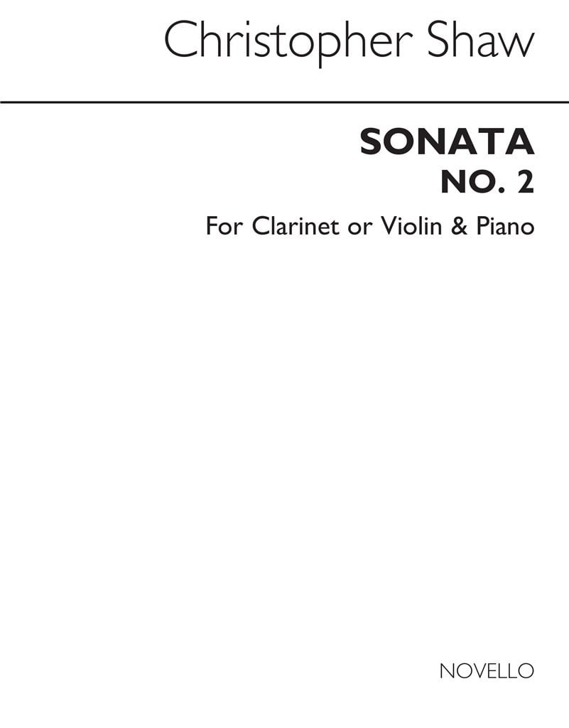 Sonata For Clarinet And Piano